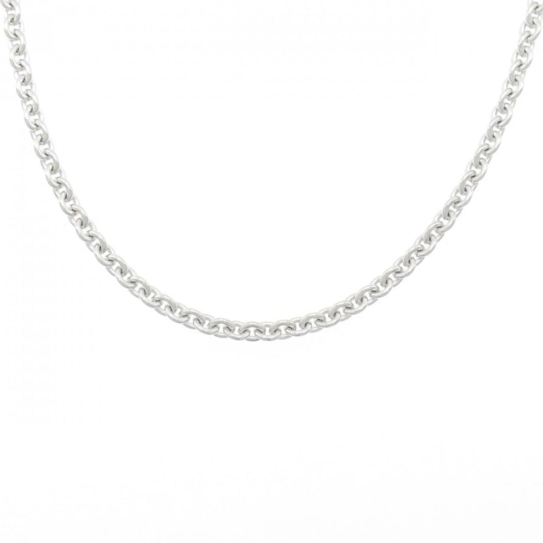 BVLGARI 750WG NECKLACE: Bvlgari 750WG Necklace Brand: BVLGARI Type/Style: Bulgari Necklace Material: 750 white gold Color: none Size: Chain maximum width approx.: 3.3mm Size 43-50cm Accessories: None Accessories Notice: