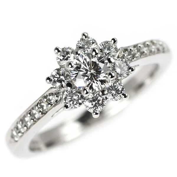 TIFFANY & CO PT950 DIAMOND RING: Tiffany & Co Pt950 Diamond Ring Brand: Tiffany Type/Style: Ring Material: Pt950 Color: PT Size: 4.5US Accessories: None Accessories Notice: When purchasing pre-owned goods, please refer to the photos