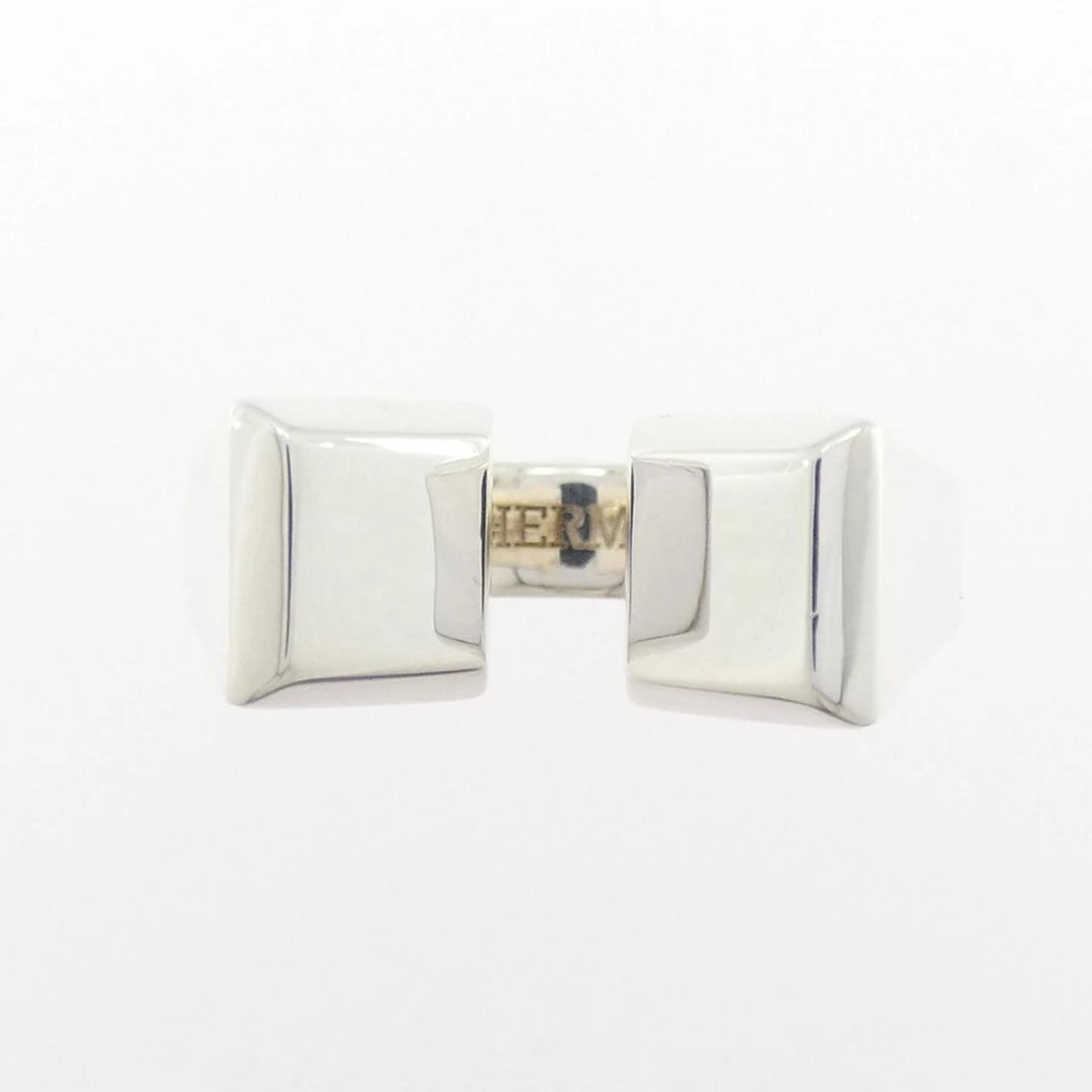 HERMES CRUDO FORGE RING: Hermes Crudo Forge Ring Brand: HERMES Type/Style: Hermes Ring Material: 925Silver Color: none Size: US5 1/4(50) Accessories: None Accessories Notice: When purchasing pre-owned goods, please refer to