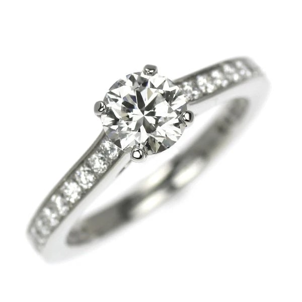 GRAFF PT950 DIAMOND RING: GRAFF Pt950 Diamond Ring Brand: graphs Type/Style: Ring Material: Pt950 Color: PT Size: 2.5US Accessories: None Accessories Notice: When purchasing pre-owned goods, please refer to the pho