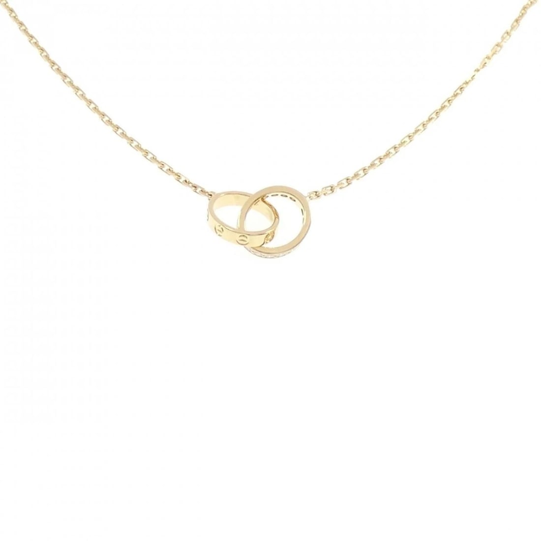 CARTIER BABY LOVE NECKLACE: Cartier Baby Love Necklace Brand: CARTIER Type/Style: Cartier Necklace Material: 750 yellow gold, Main Stone/Creation Natural Color: none Size: Max width approx.: 9.7mm Chain maximum width approx.: