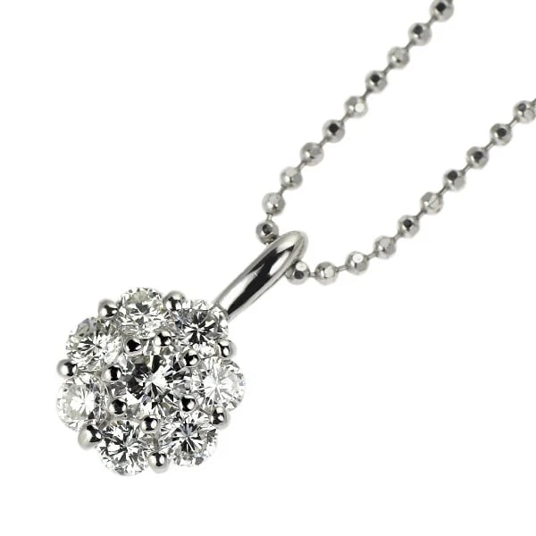 CHRISTIE PT900/ PT850 DIAMOND PENDANT NECKLACE: Christie Pt900/ Pt850 Diamond Pendant Necklace Brand: None Type/Style: pendant necklace Material: Pt900/ Pt850 Color: PT Size: Necklace: Chain Length 41 Length/Width/Diameter12.4 Accessories: None