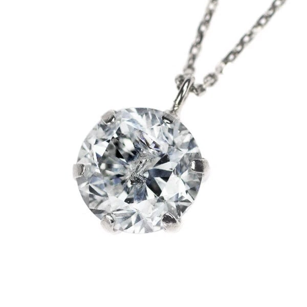 PT900/ PT850 LDH DIAMOND PENDANT NECKLACE: Pt900/ Pt850 LDH Diamond Pendant Necklace Brand: None Type/Style: pendant necklace Material: Pt900/ Pt850 Color: none Size: Necklace: Chain Length 40 cm Accessories: None Accessories Notice: When