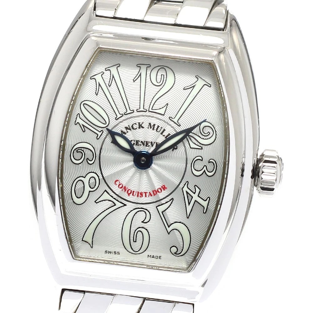 FRANCK MULLER CONQUISTADOR SILVER DIAL QUARTZ WATCH: FRANCK MULLER Conquistador Silver Dial Quartz Watch Brand: FRANCK MULLER Type/Style: Wristwatch Material: Band Material Stainless Steel, Case Material Stainless Steel Color: Band Color Silver, Case Co