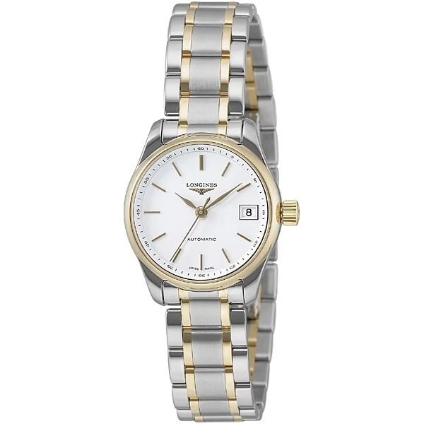 LONGINES METAL BELT WATCH: Longines Metal Belt Watch Brand: Longines Type/Style: Wristwatch Material: Stainless Steel Yellow Gold Color: Case Color Dial Color: White Size: Case Size: 25.5mm Accessories: None Accesso