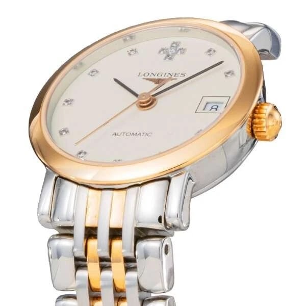 LONGINES ELEGANT WHITE WATCH - 2
