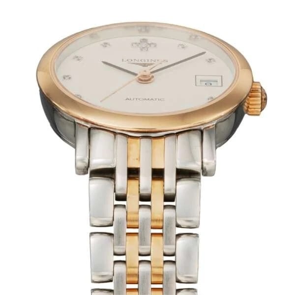 LONGINES ELEGANT WHITE WATCH - 3