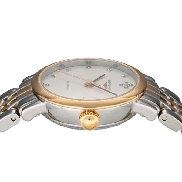 LONGINES ELEGANT WHITE WATCH - 4