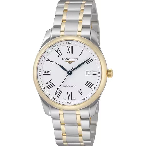 LONGINES WATCH METAL STRAP WATCH: Longines Watch metal strap Watch Brand: Longines Type/Style: Wristwatch Material: Material: Stainless steel, yellow gold Color: Case Color Dial: White Size: Size: Case size: 40.0mm Accessories: No