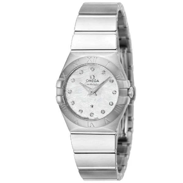 OMEGA CONSTELLATION WHITE WATCH: Omega Constellation White Watch Brand: OMEGA Type/Style: Wristwatch Material: MaterialSS Color: Case Color Dial Color White Size: Case diameter 27mm Accessories: None Accessories Notice: When