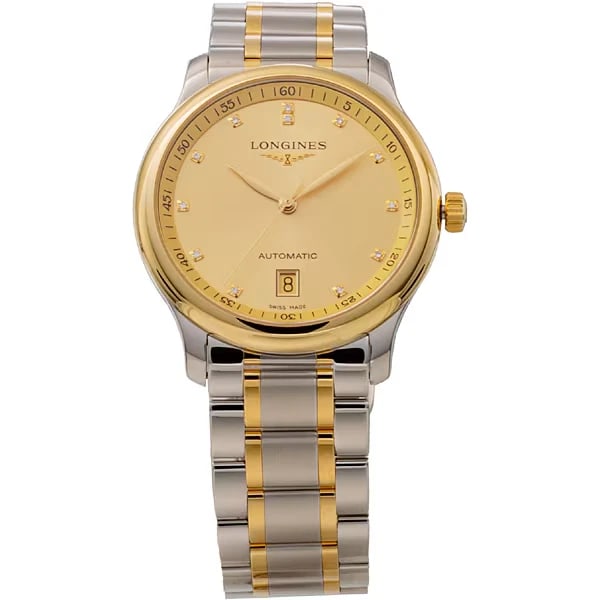LONGINES METAL BELT WATCH: Longines Metal Belt Watch Brand: Longines Type/Style: Wristwatch Material: Case K18 yellow gold / stainless steel Color: Case Color none Size: [Case size] Height 38.5 x width 38.5 x thickness 9 mm