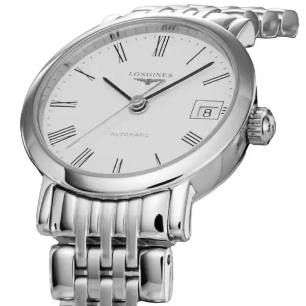 LONGINES ELEGANT WHITE WATCH - 2