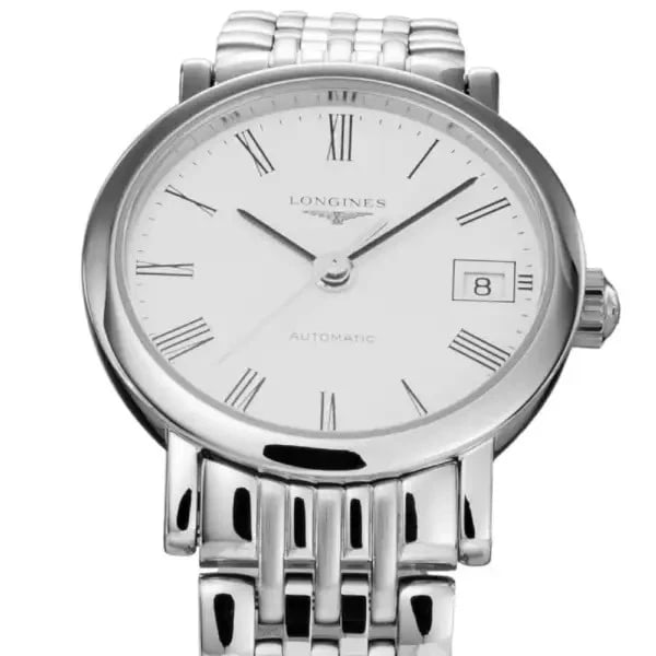 LONGINES ELEGANT WHITE WATCH - 3