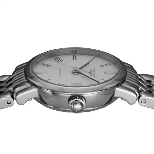 LONGINES ELEGANT WHITE WATCH - 4