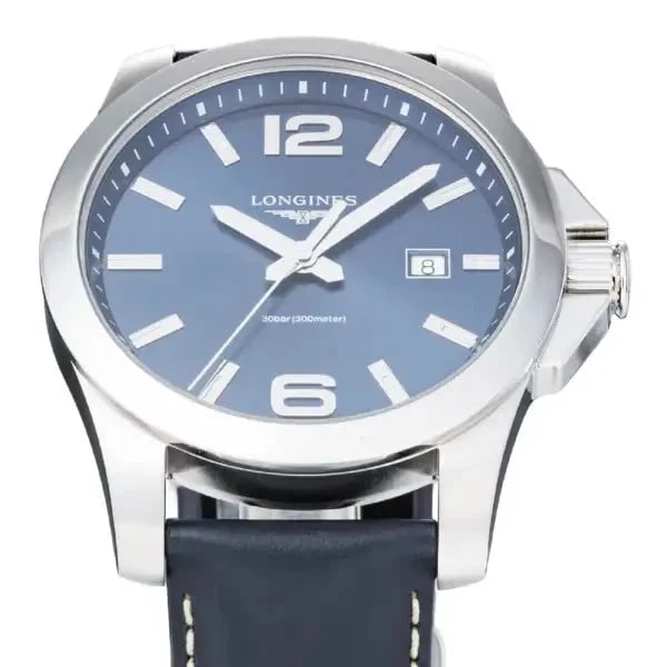 LONGINES CONQUEST NAVY WATCH - 3