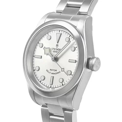 TUDOR BLACK BAY WATCH: TUDOR Black Bay Watch Brand: TUDOR Type/Style: Wristwatch Material: Stainless Steel Color: Case Color Color: Silver Size: Case Size: 32.0mm Accessories: None Accessories Notice: When purchasing
