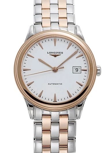 LONGINES FLAGSHIP WHITE WATCH: Longines Flagship White Watch Brand: Longines Type/Style: Wristwatch Material: SS x Pink PVD Color: Case Color Dial Color White Size: Case diameter: 38.5mm Accessories: None Accessories Notice: When