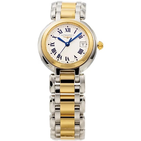 LONGINES PRIMALUNA SILVER WATCH: LONGINES Primaluna Silver Watch Brand: Longines Type/Style: Wristwatch Material: Case Stainless steel/K18 pink gold Color: Case Color Silver Size: [Case size] Height 24 x width 26.5 x thickness 7.5mm 