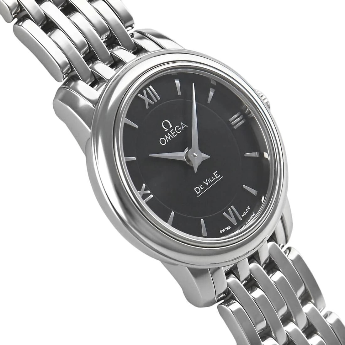 OMEGA DE VILLE WATCH: OMEGA De Ville Watch Brand: OMEGA Type/Style: Wristwatch Material: Case material: Stainless steel Color: Case Color Dial color: Black Size: Case diameter: 24.4 mm Accessories: None Accesso
