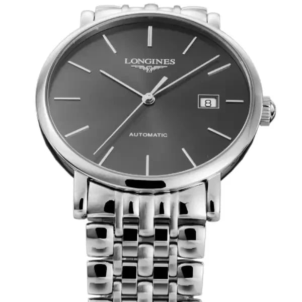 LONGINES ELEGANT GRAY WATCH - 3