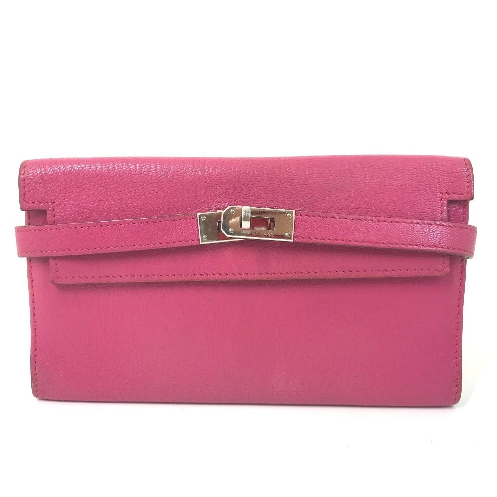 HERMES KELLY WALLET LONG DEPLIANT THREE FOLD LONG WALLET (1 of 2)