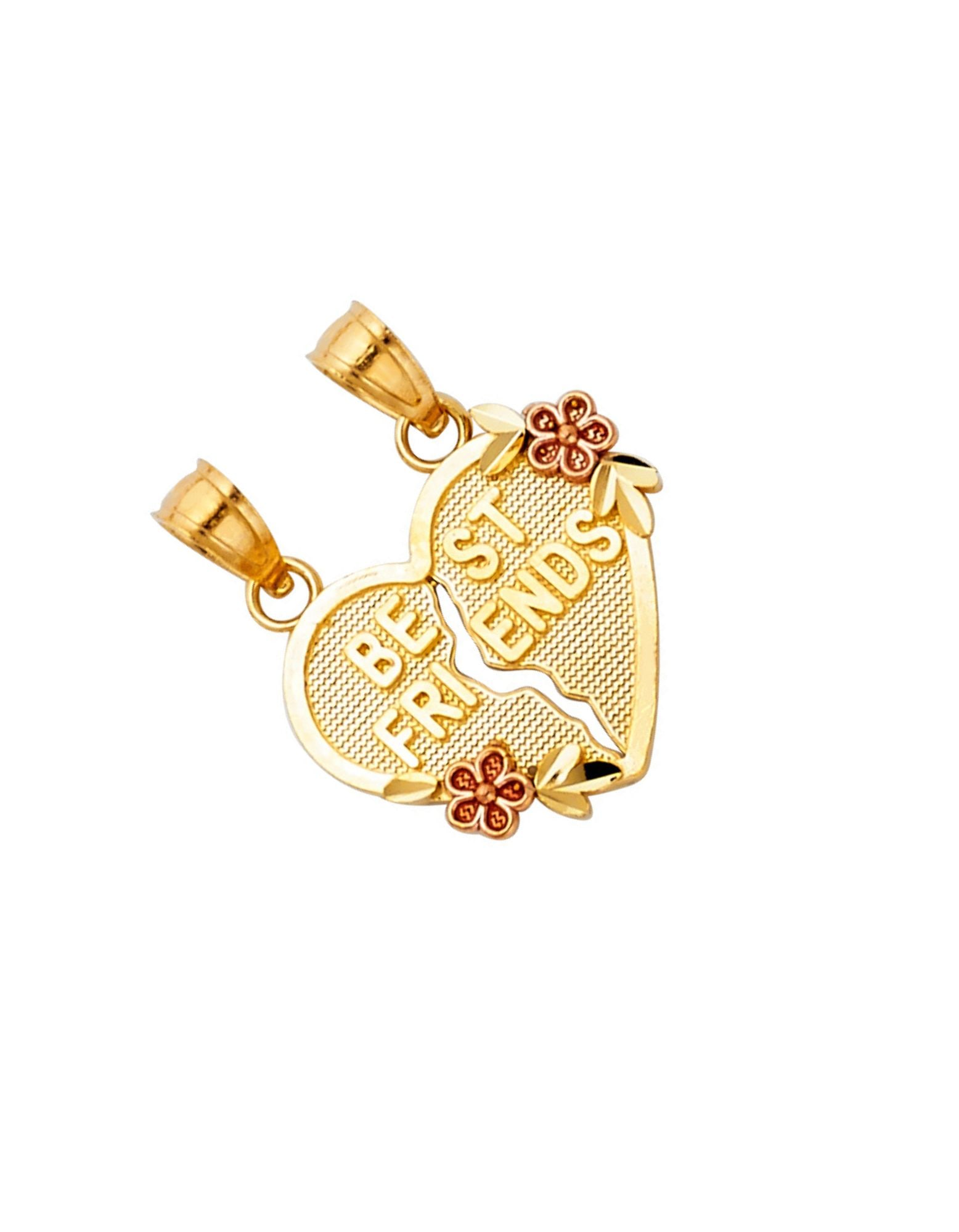 14K HEART PENDANT - 2