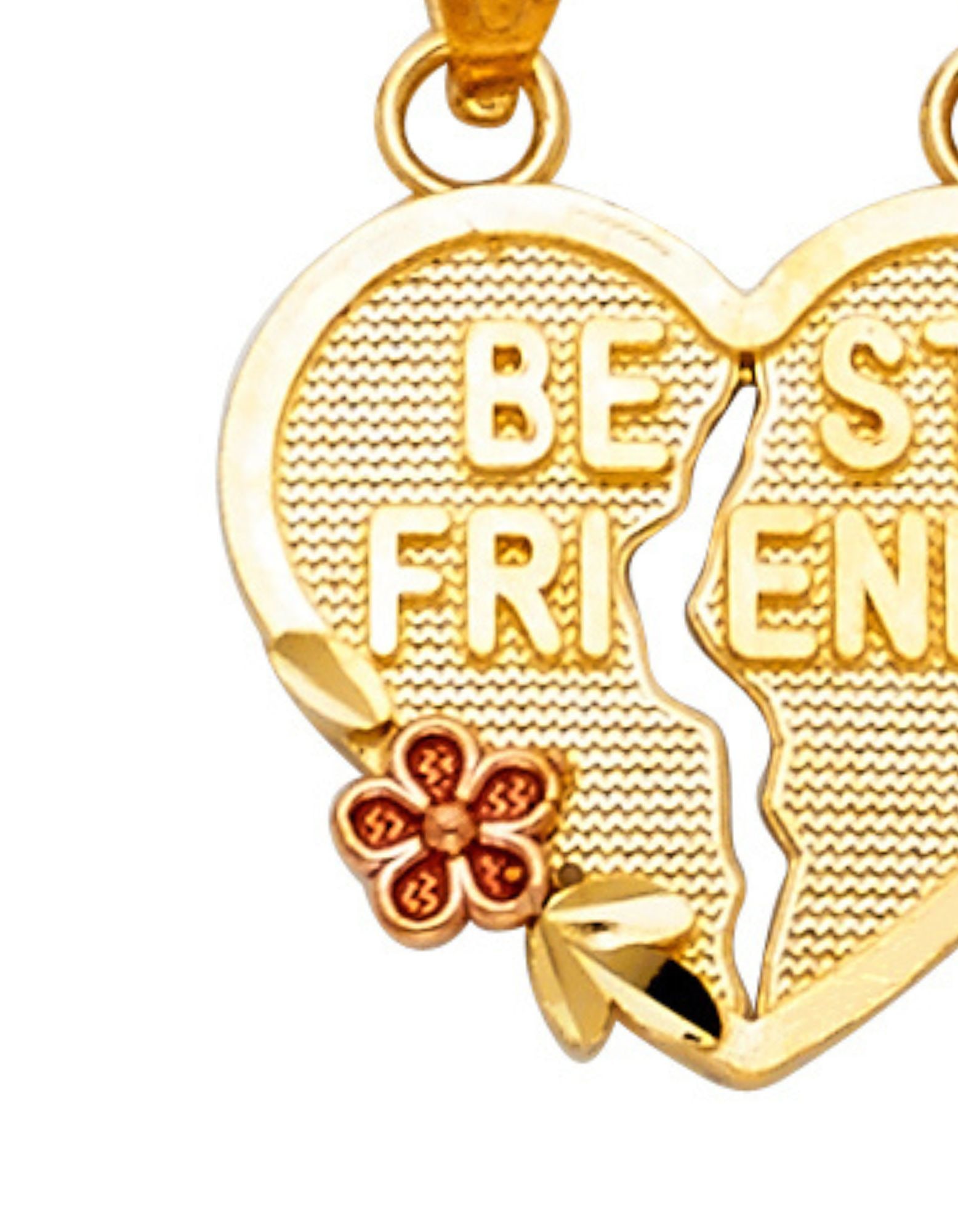 14K HEART PENDANT - 4