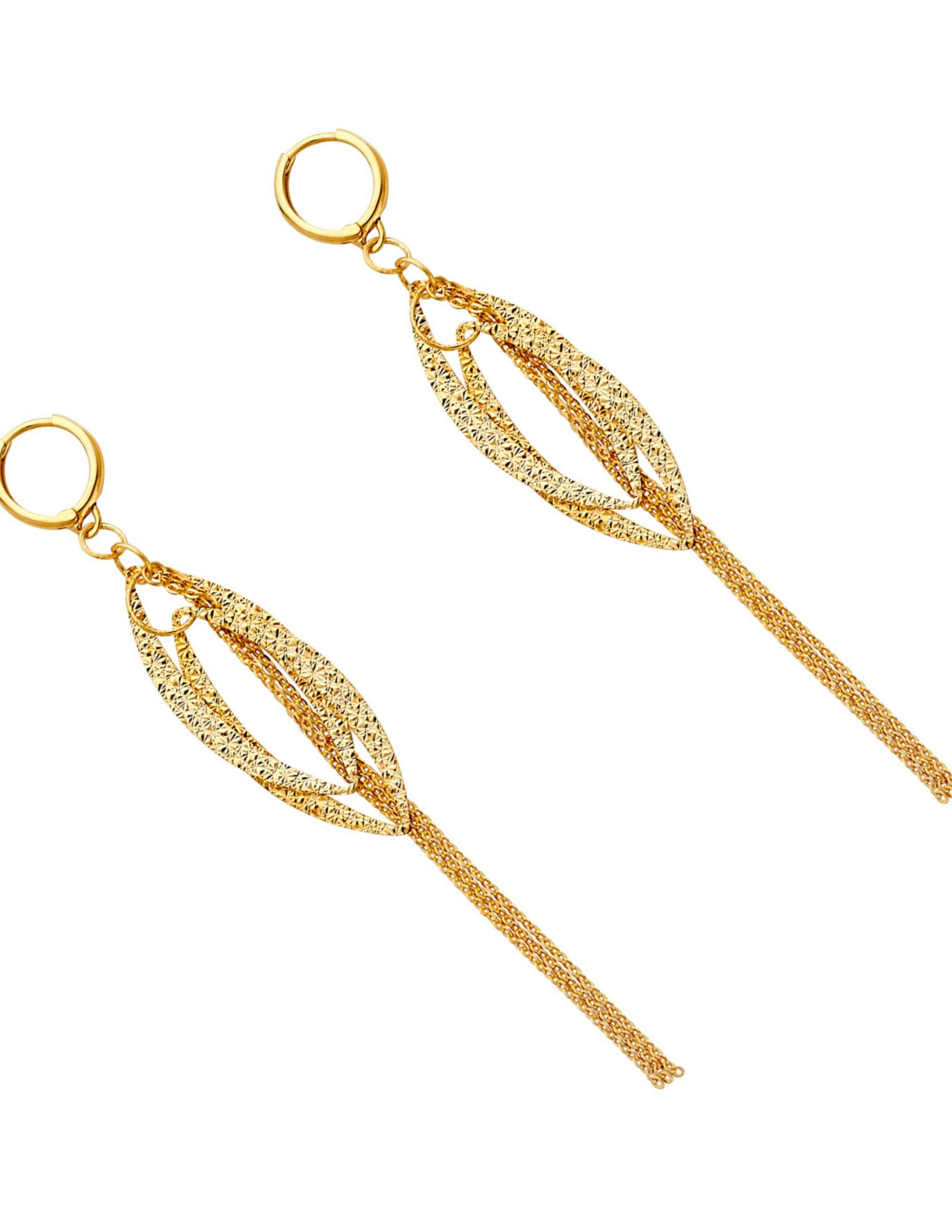 14KY DANGLING EARRINGS - 3