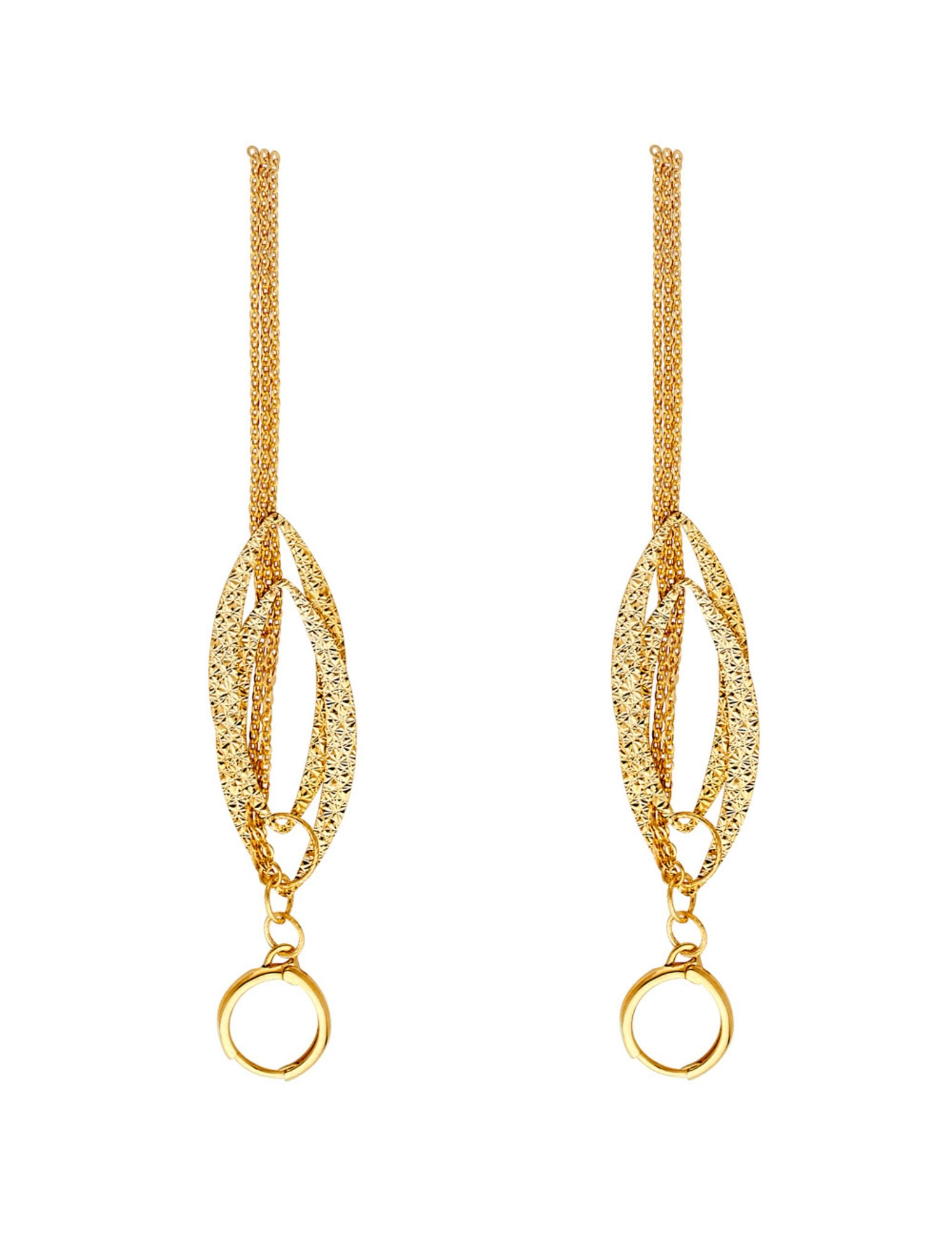 14KY DANGLING EARRINGS - 4