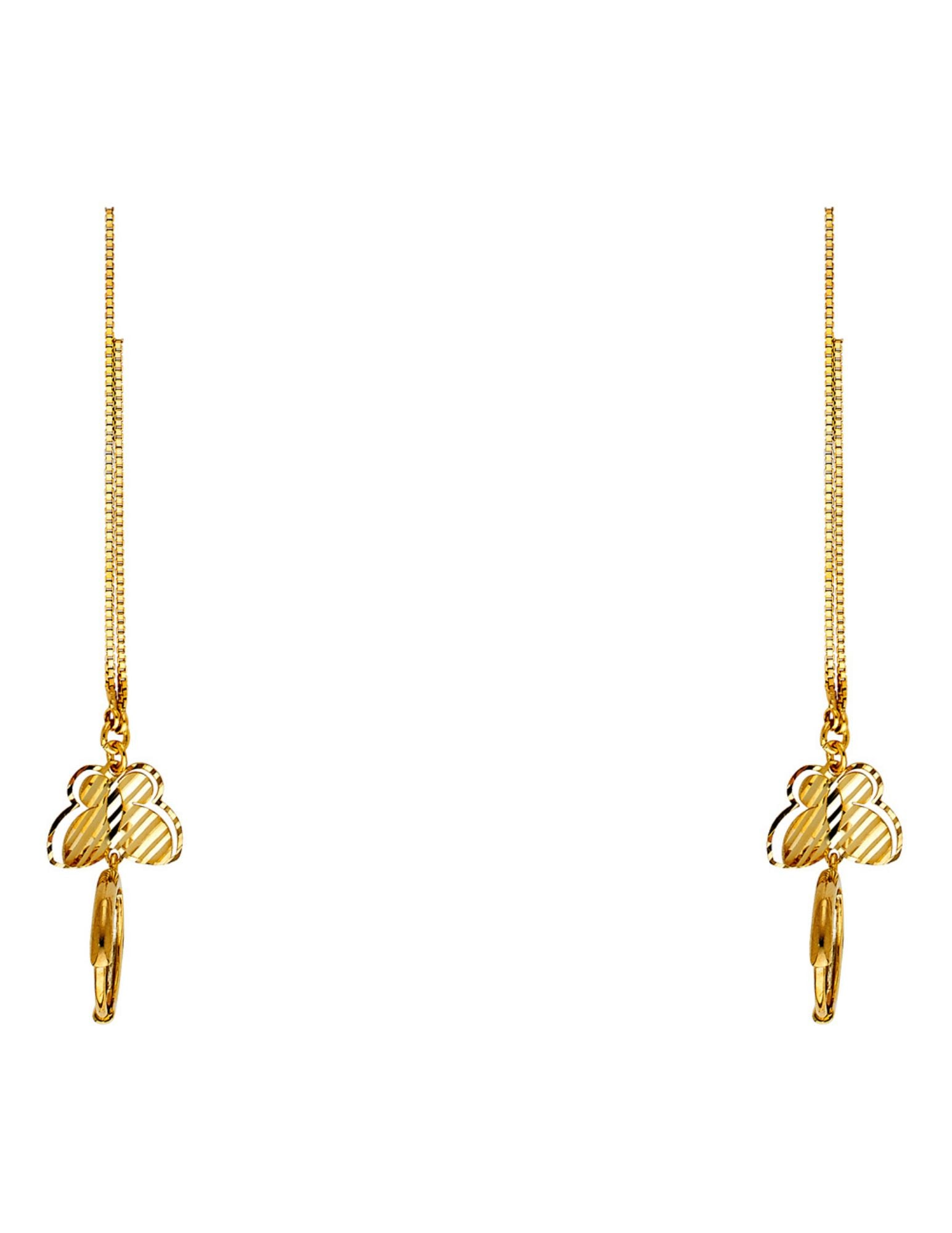 14KY DANGLING EARRINGS - 3