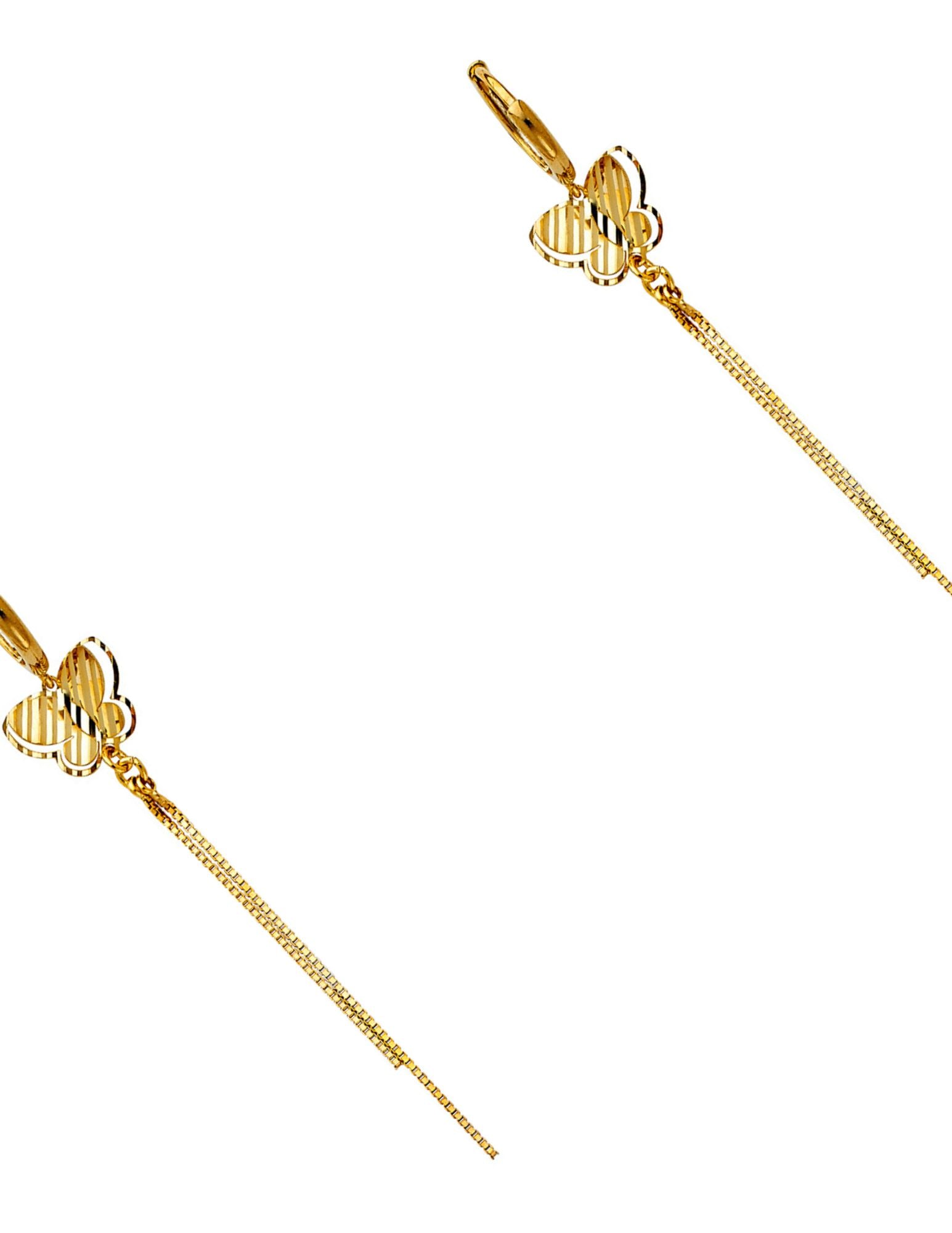 14KY DANGLING EARRINGS - 4