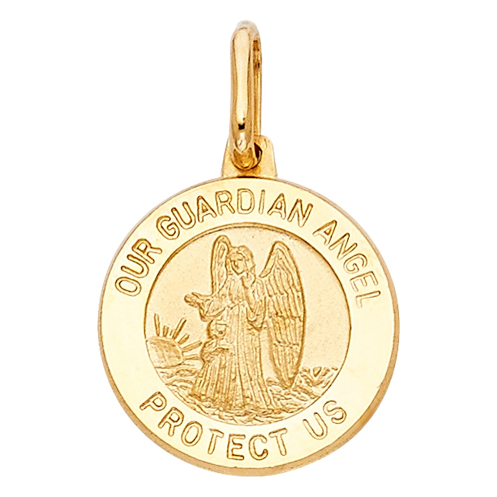14KY ANGEL PENDANT: 14KY Angel Pendant Material Type : 14k Gold Material Color : Yellow Avg. Weight: Avg. Weight: 1.96 Gr. Size: Height 18 mm, Width 15 mm Accessories: None Notice: When purchasing pre-owned goods, ple