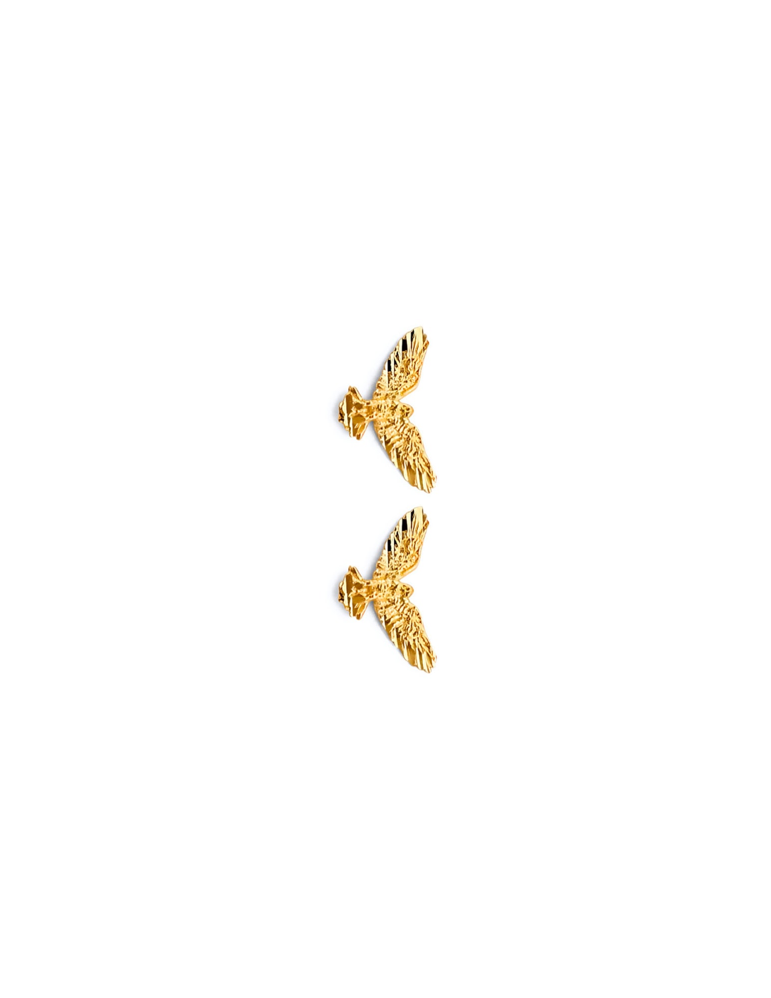 14KY EAGLE PUSH BACK EARRINGS - 2