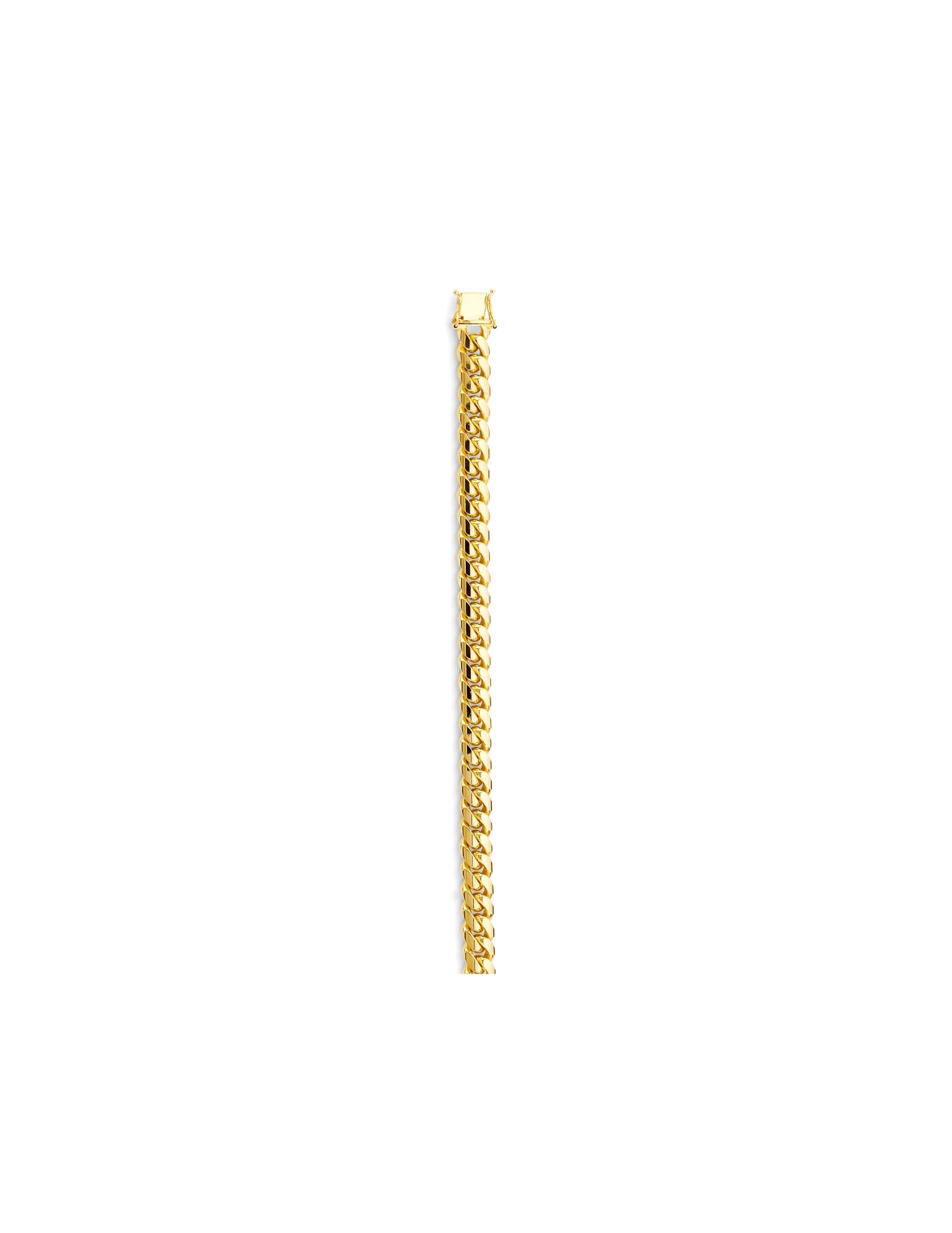 14KY SOLID MIAMI CUBAN CHAIN - 2
