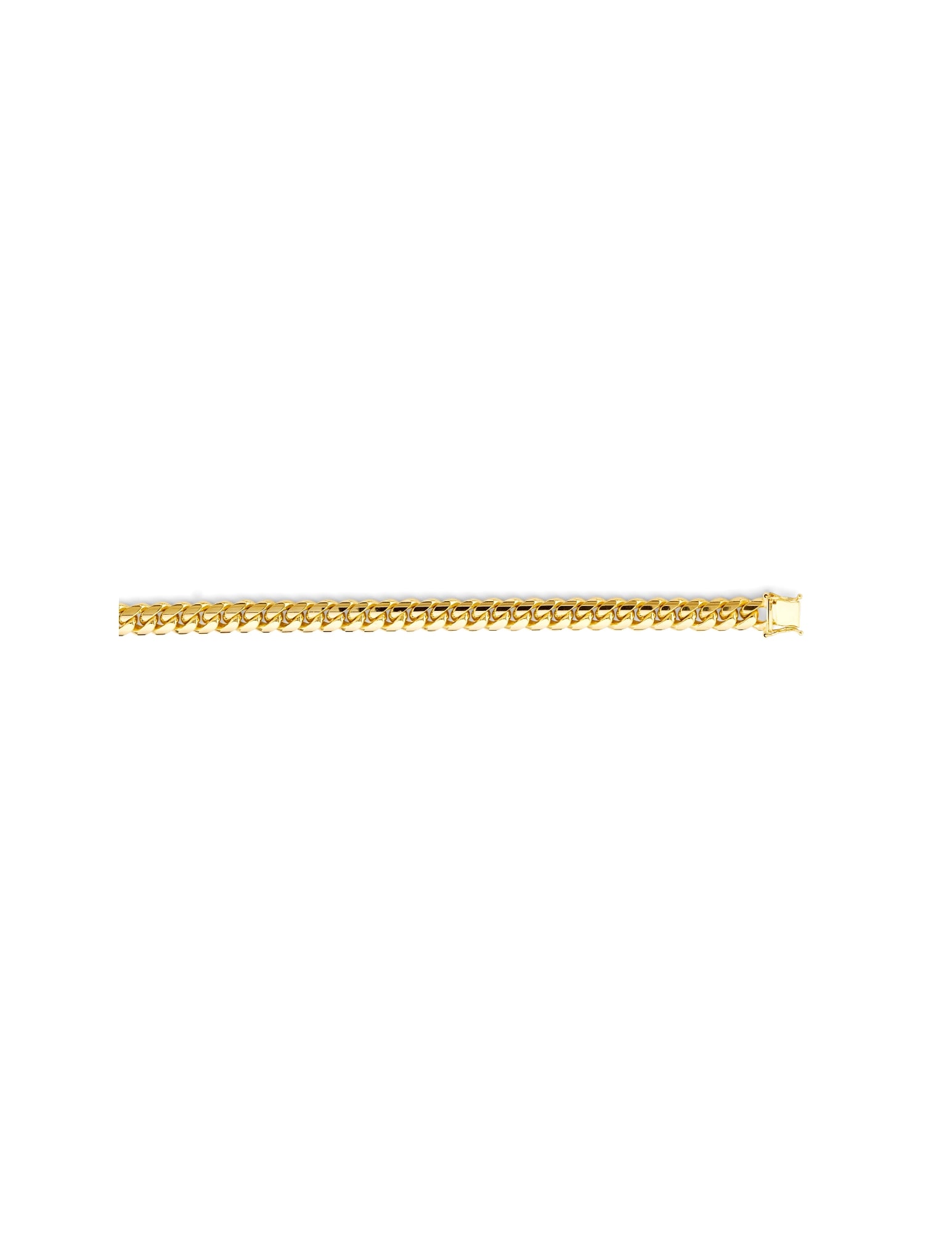 14KY SOLID MIAMI CUBAN CHAIN - 3