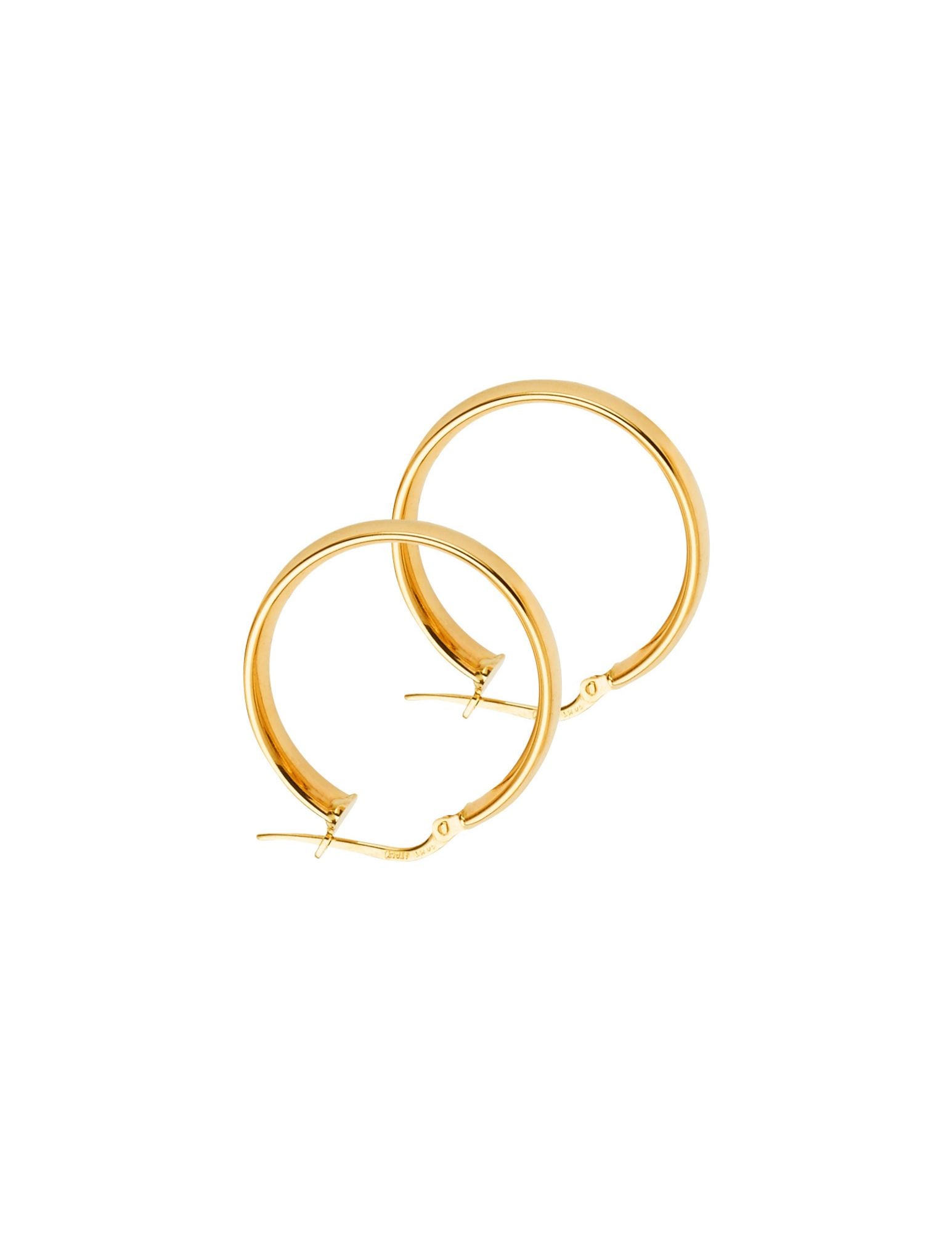 14KY BASIC HOLLOW HOOP EARRINGS - 3