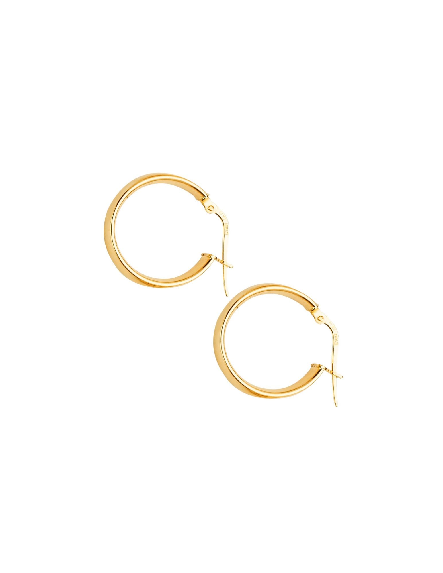 14KY BASIC HOLLOW HOOP EARRINGS - 2