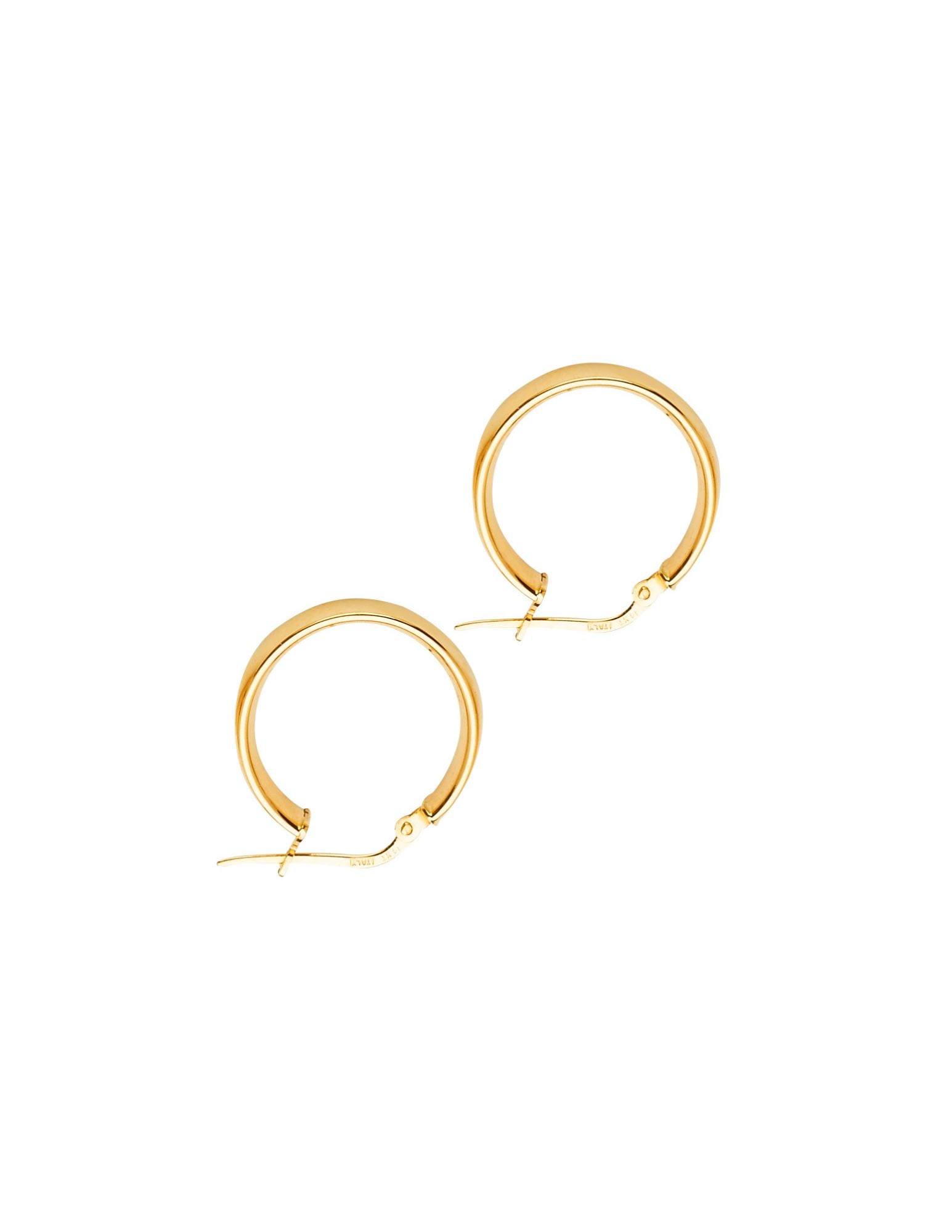 14KY BASIC HOLLOW HOOP EARRINGS - 3