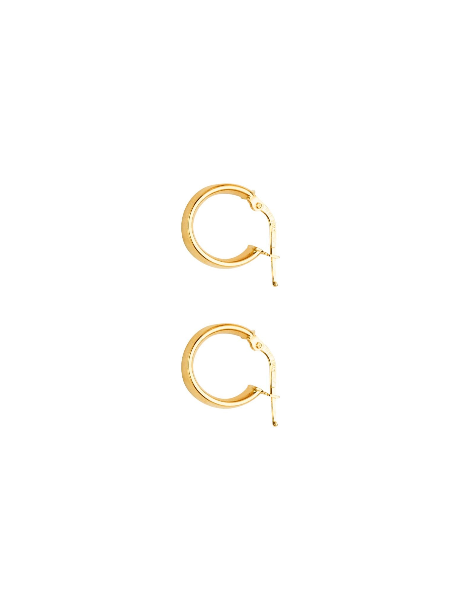 14KY BASIC HOLLOW HOOP EARRINGS - 2