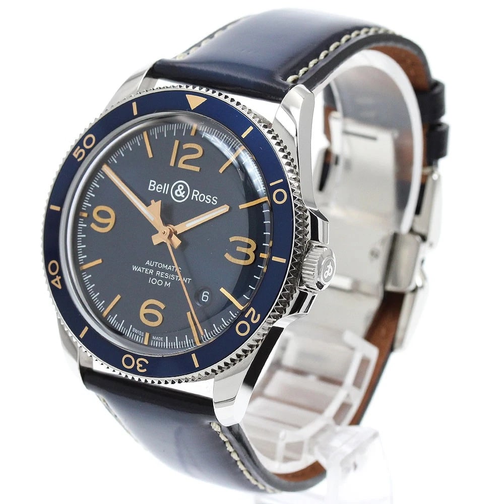 BELL?ROSS DATE NAVY AUTOMATIC WATCH - 2