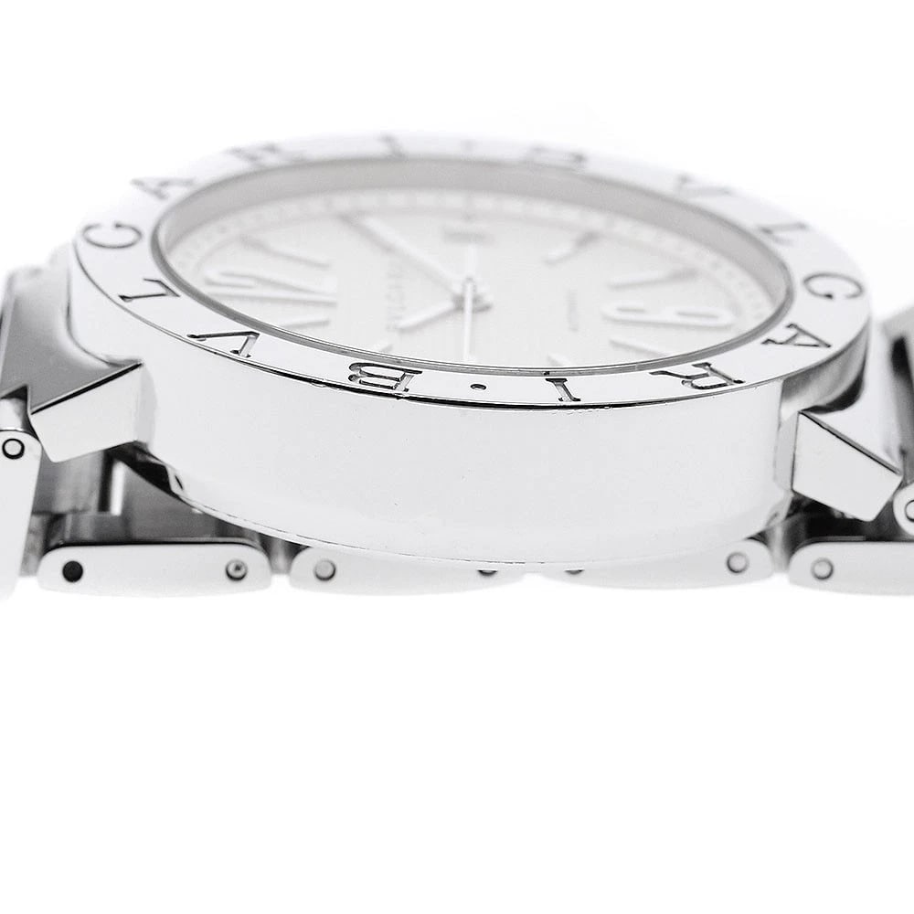BVLGARI DATE SILVER AUTOMATIC WATCH - 2