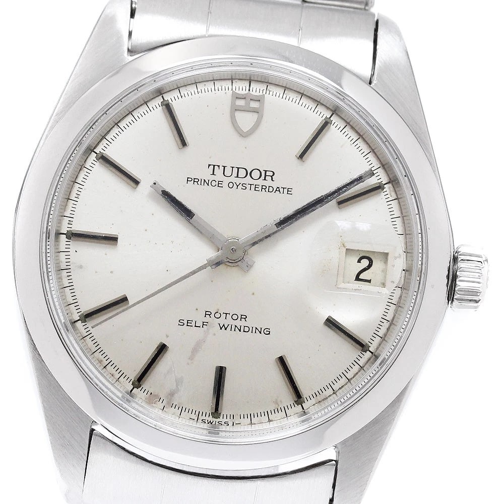 TUDOR PRINCE OYSTER DATE SILVER AUTOMATIC WATCH: TUDOR Prince Oyster Date Silver Automatic Watch Brand: TUDOR Type/Style: Wristwatch Material: Band Material Stainless Steel, Case Material Stainless Steel Color: Dial Color Silver Size: Case size Abou