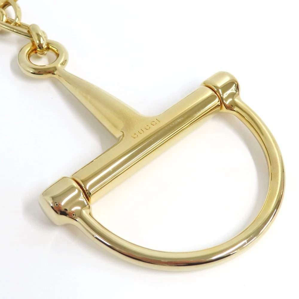 GUCCI NECKLACE HALF HORSEBIT YELLOW GOLD COLOR: Gucci Necklace Half Horsebit Yellow Gold color Brand: Gucci Type/Style: Necklace Material: Yellow gold-tone brass, Color: YELLOW GOLD Size: Length: 95.0cm?100cm Top: W 7.0cm?9.8cm Accessories: Non