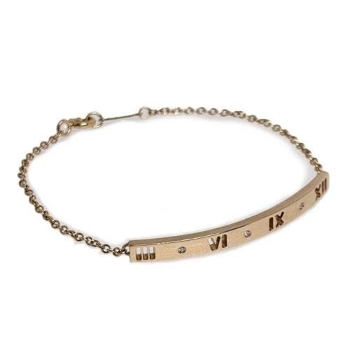 TIFFANY & CO. BRACELET 750PG DIAMONDS CHAIN AU750 K18PG PINK GOLD: Tiffany & Co. Bracelet 750PG Diamonds Chain Au750 K18PG Pink Gold Brand: Tiffany & Co. Type/Style: Bracelet Material: 750PG,, Color: Pink Gold Size: Length: Approx. 15.5cm Maximum Wrist Circumference: