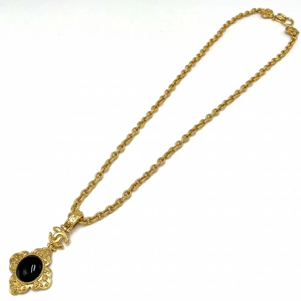 CHANEL NECKLACES & PENDANTS GRIPOIS GP 96A DARK BROWN (1 of 2)