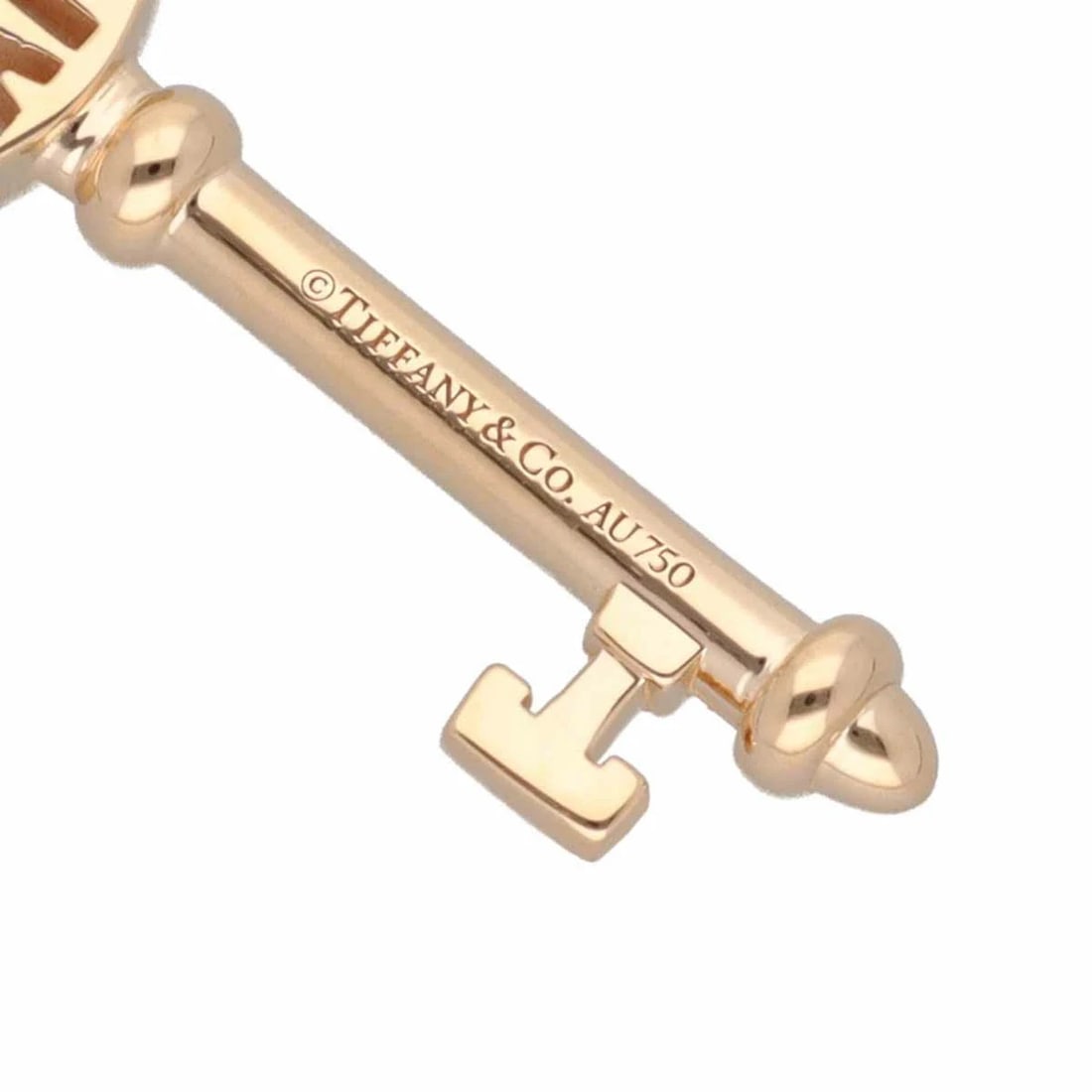 TIFFANY&CO. TIFFANY DIAMOND ATLAS KEY PENDANT TOP 750 K18 PG PINK GOLD: TIFFANY&Co. Tiffany Diamond Atlas Key Pendant Top 750 K18 PG Pink Gold Brand: Tiffany & Co. Type/Style: Pendant Top Material: 750 18K pink gold, Color: Pink Gold Size: Dimensions Approx. H33mm ? W11.9