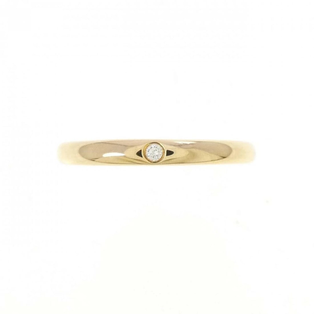 CARTIER RING 18K YELLOW GOLD DIAMOND: CARTIER Ring 18K Yellow Gold Diamond Brand: Cartier Type/Style: Ring Material: 18K Yellow Gold / Diamond, Main Stone/Creation Natural Color: Yellow Gold Size: US 4.75 Accessories: None Acc