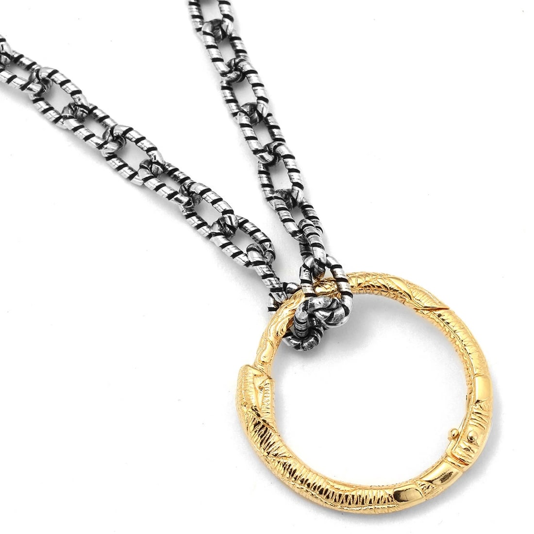 GUCCI NECKLACE GOLD SNAKE RING (1 of 5)