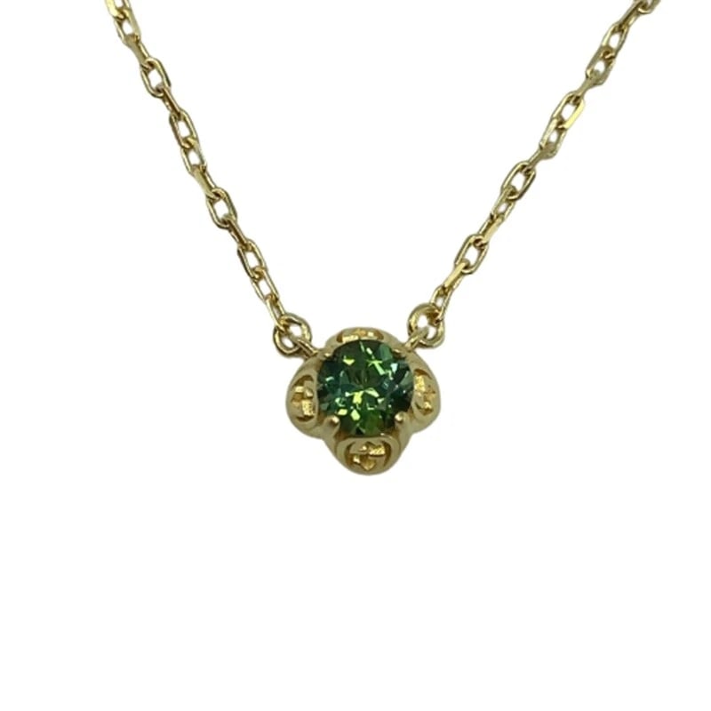 GUCCI INTERLOCKING G 18K NECKLACE GEMSTONES 750 K18 GOLD (1 of 9)