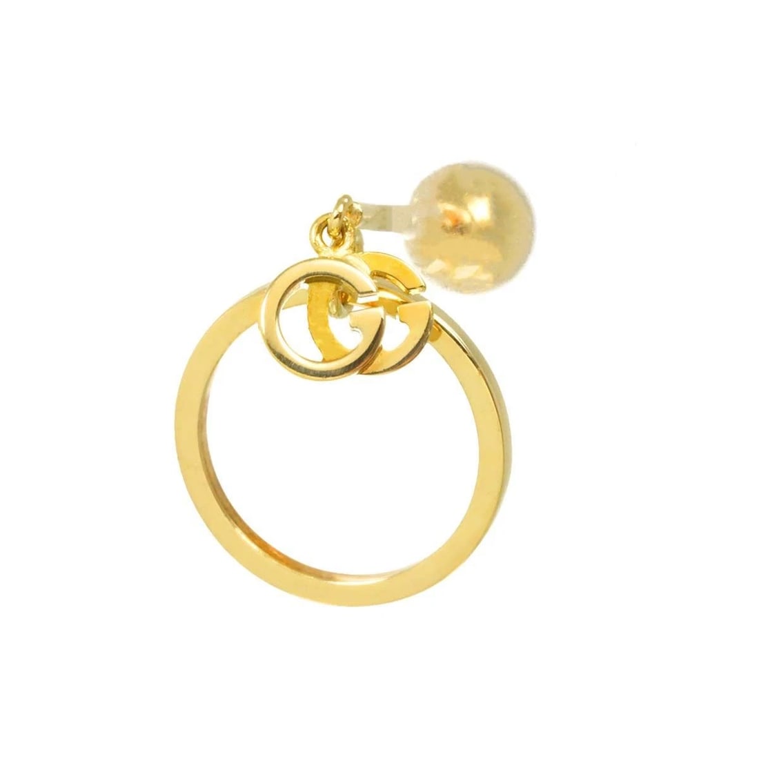 GUCCI GG RUNNING SWING EARRING 18K YELLOW GOLD SINGLE EAR: Gucci GG Running Swing Earring 18K Yellow Gold Single Ear Brand: Gucci Type/Style: Earring Material: K18YG, Color: Yellow GOLD Size: 13mm x 12mm Accessories: None Accessories Notice: When purchasing